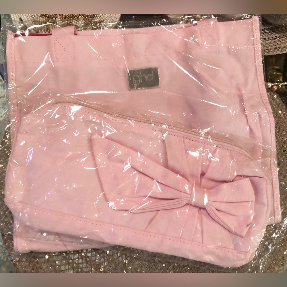 New~ghd (Good Hair Day) Special Edition PINK Hair Tool Accessory Bag Set